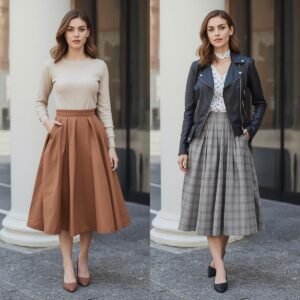 The Full Skirt and Circle Dress - fashion trends in the 50s - GetNewTrends