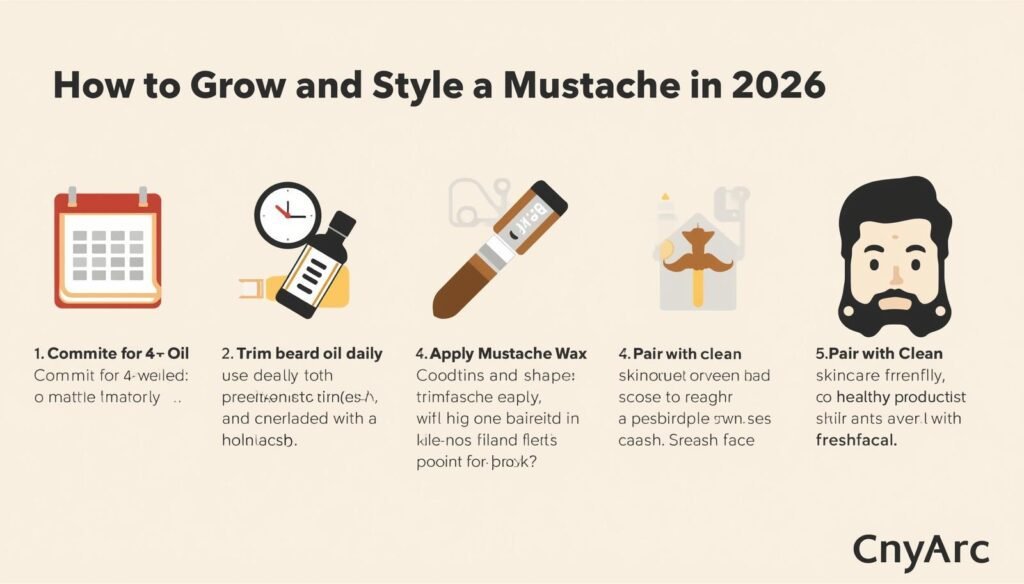 How to grow and style a mustache in 2026 | Mustache Comeback 2026 | GetNewTrends